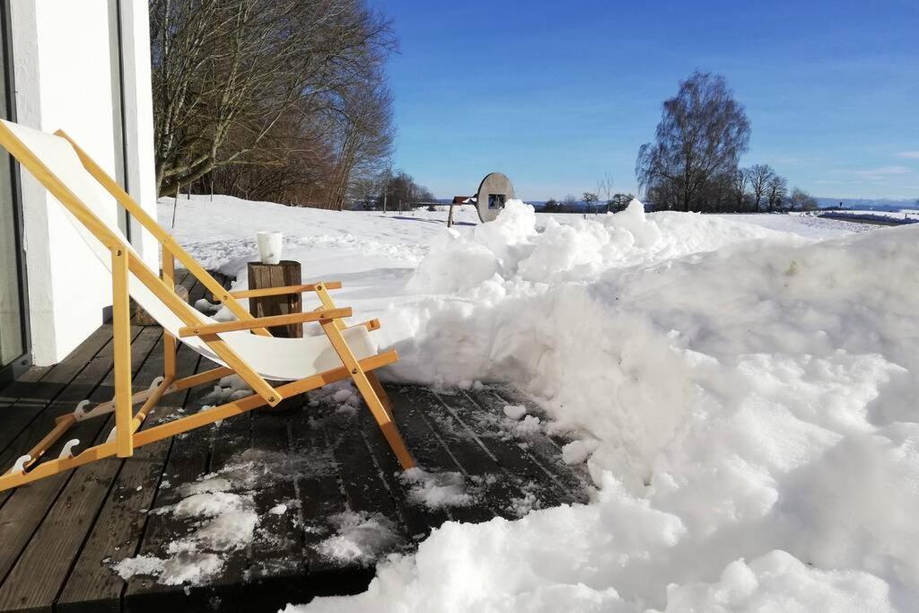 5Sterne Ferienwohnung Im Fachwerk Mit Bergblick In Alleinlage Und Grossem Garten, Infrarotkabine Humberg Esterno foto