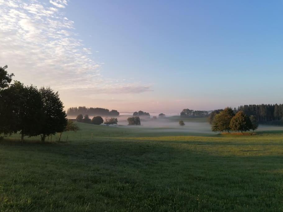 5Sterne Ferienwohnung Im Fachwerk Mit Bergblick In Alleinlage Und Grossem Garten, Infrarotkabine Humberg Esterno foto