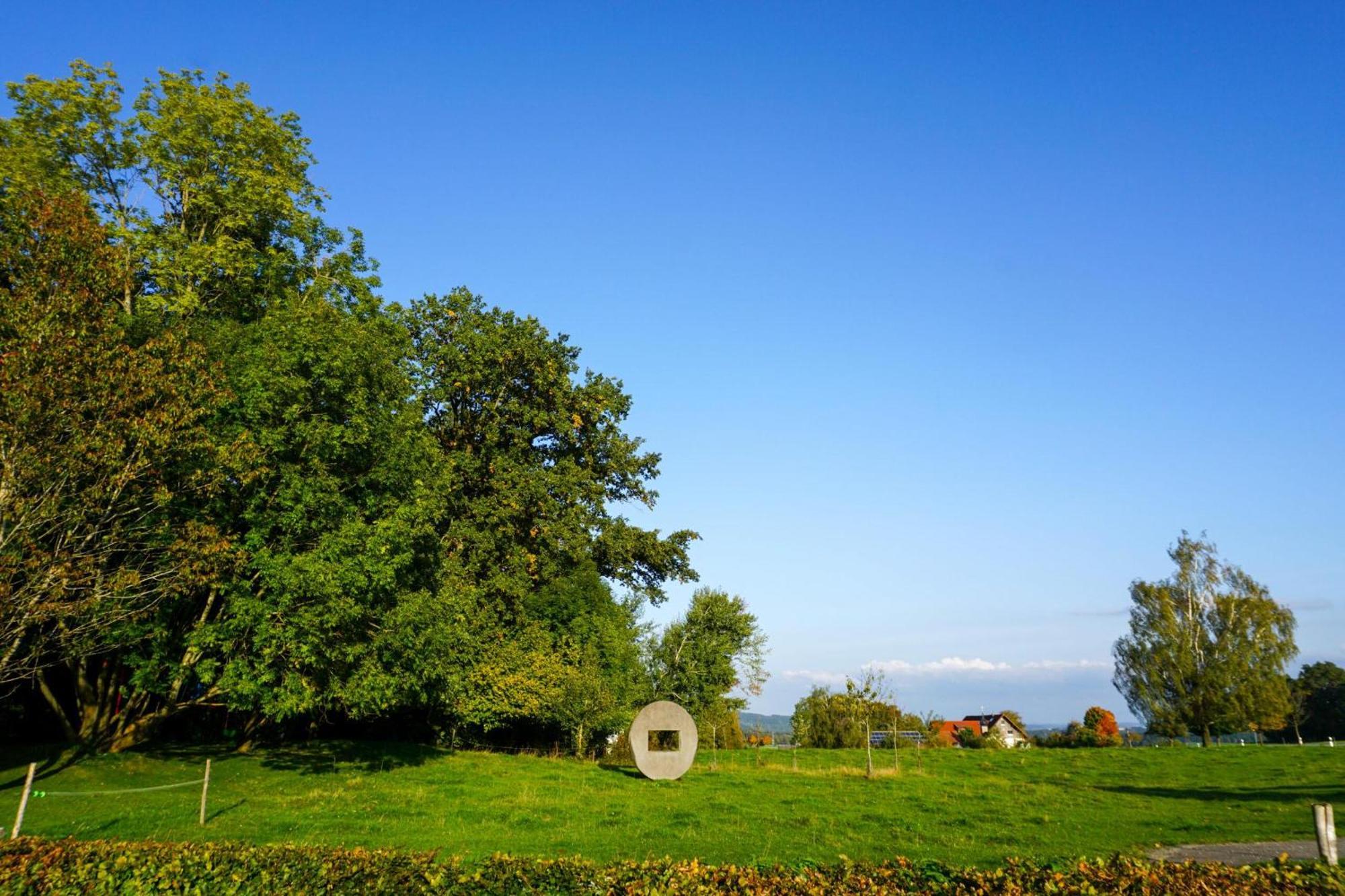5Sterne Ferienwohnung Im Fachwerk Mit Bergblick In Alleinlage Und Grossem Garten, Infrarotkabine Humberg Esterno foto